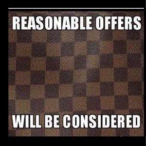 Reasonable offers welcome!